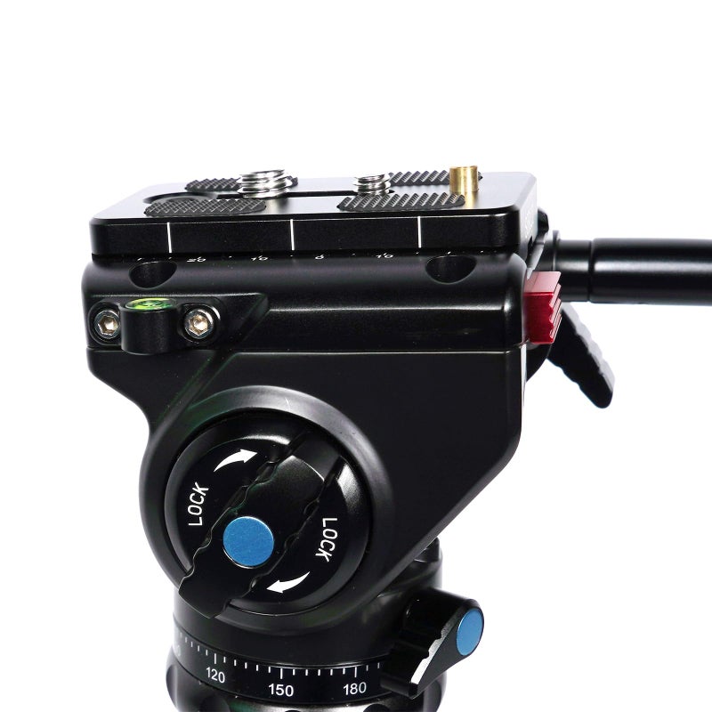 SIRUI VH/VA-Series Fluid Video Head with Quick Release Plate (VA-5 Fluid Head) - Image 4